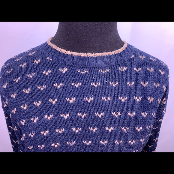 Men's L WOOLRICH Sweater Wool Blend Crewneck - Picture 5 of 6